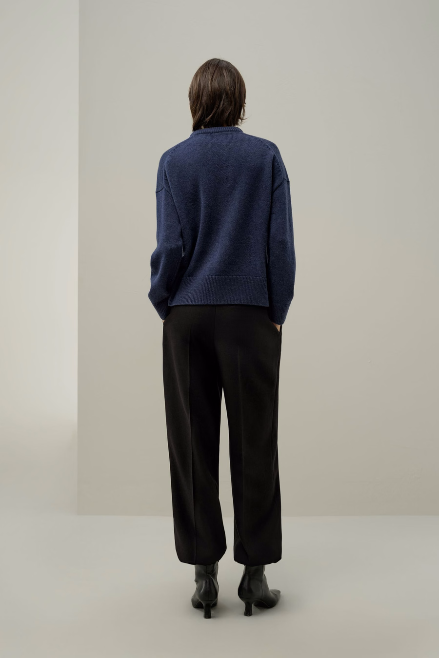 Pull en laine-cachemire surdimensionné