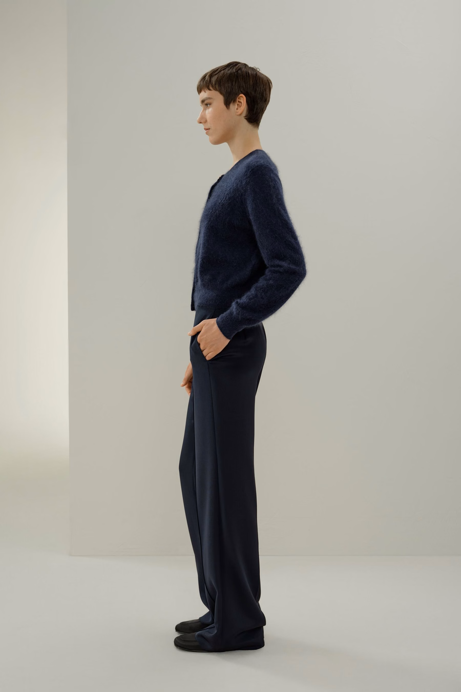 Cardigan en cachemire brossé ultra-doux