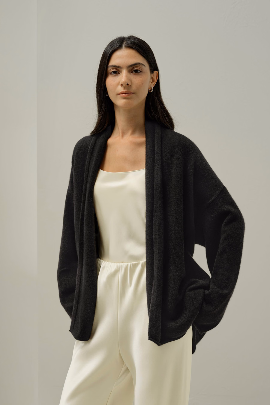 Cardigan d'intérieur en cachemire