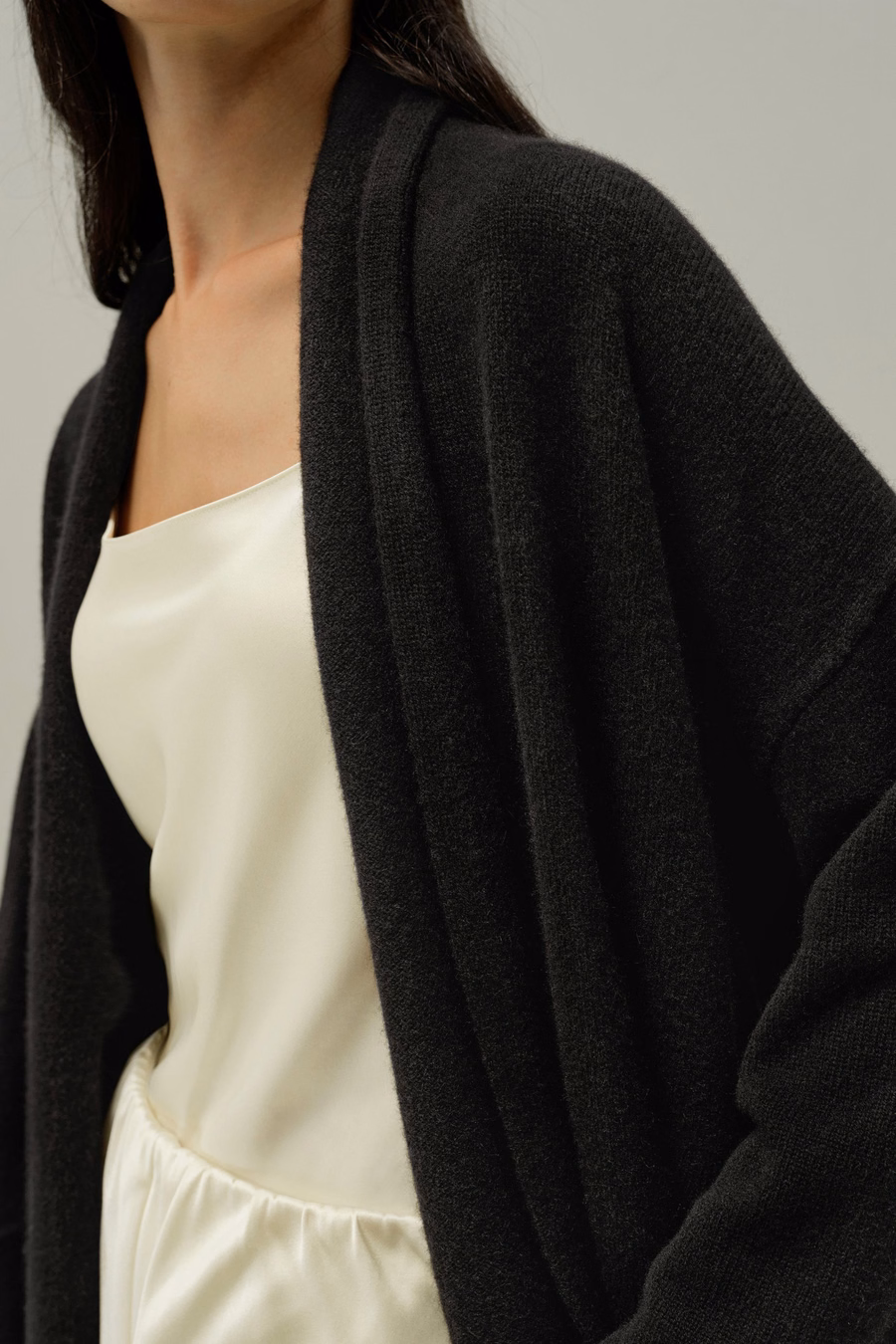 Cardigan d'intérieur en cachemire