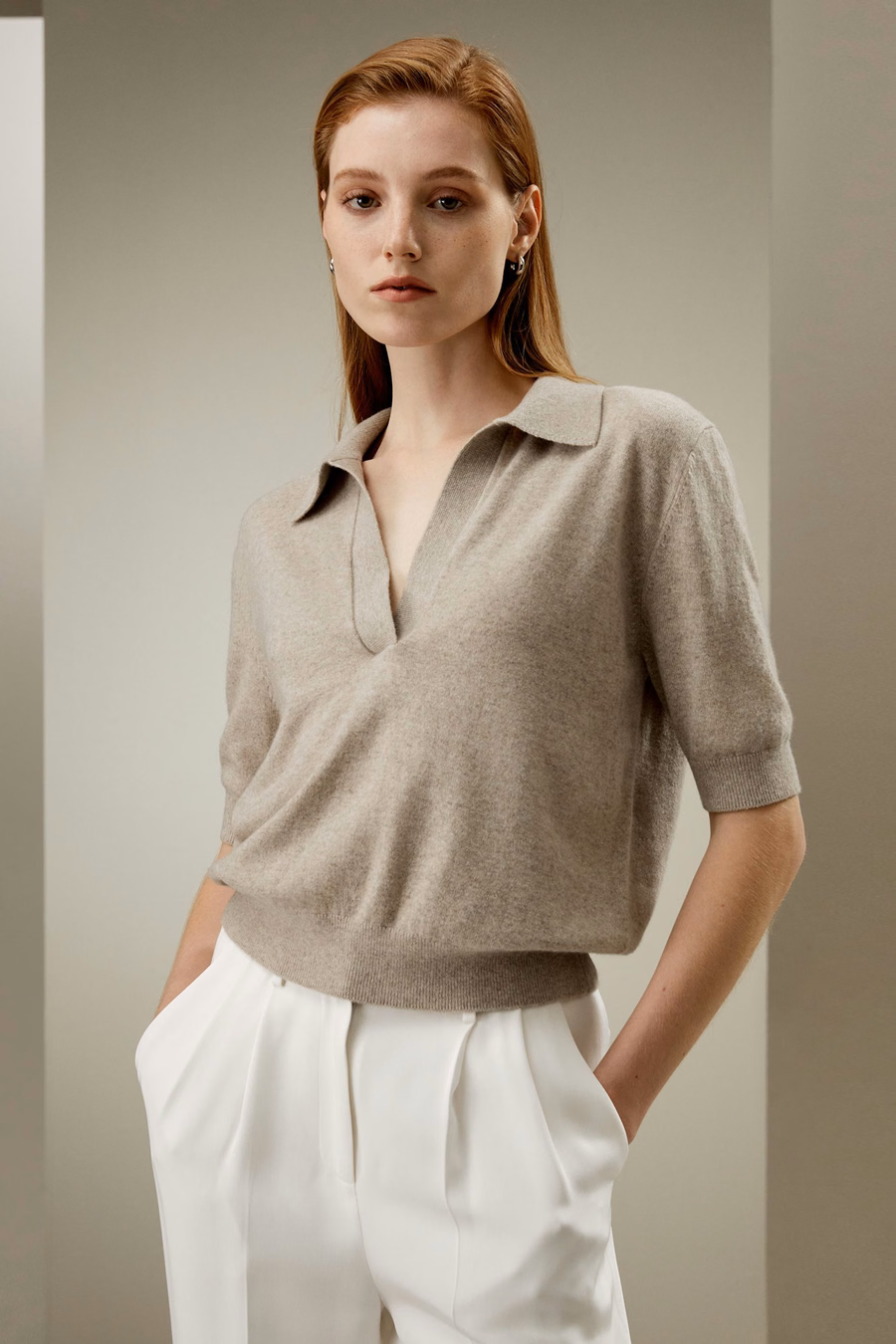 Polo en laine mérinos ultrafine