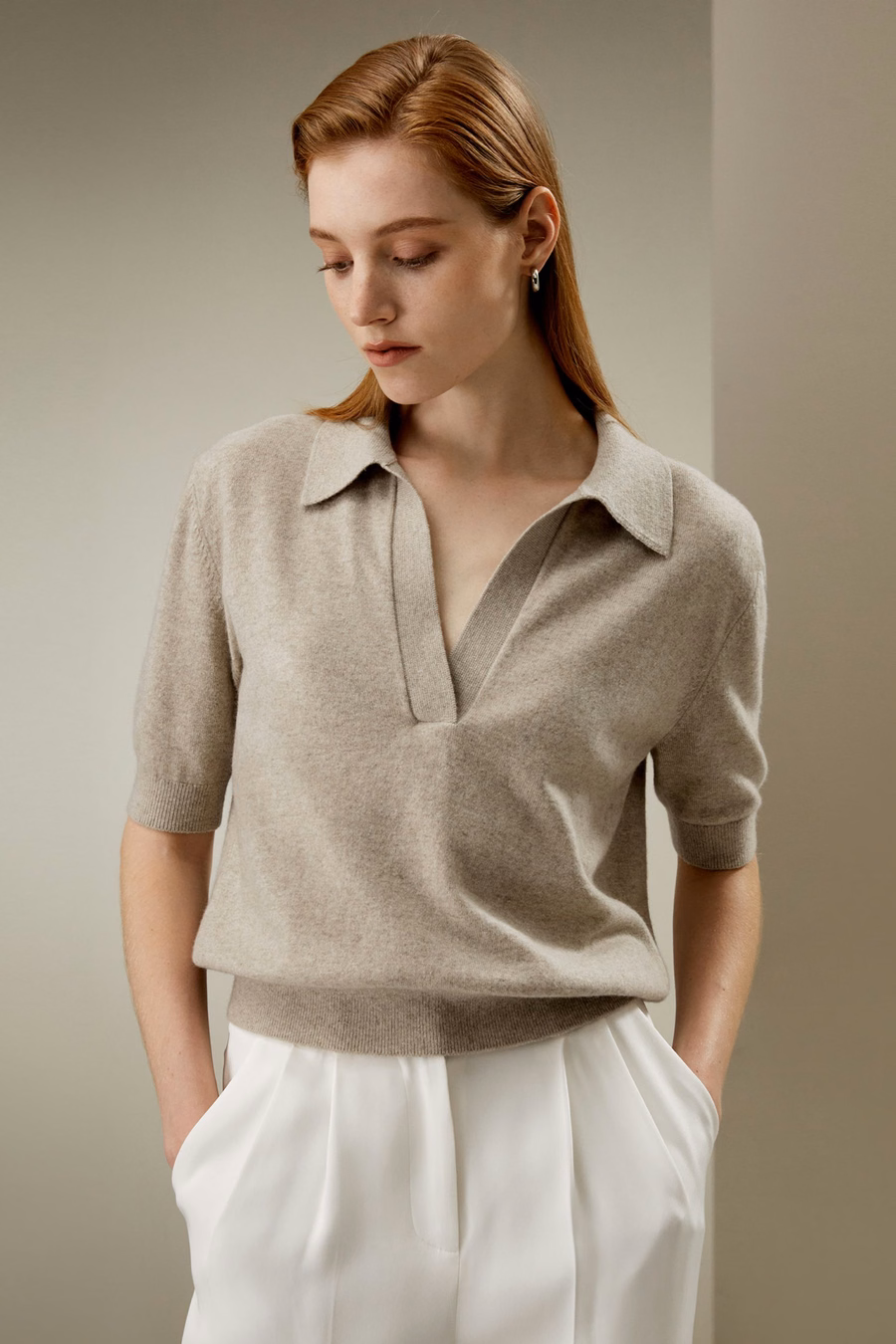 Polo en laine mérinos ultrafine