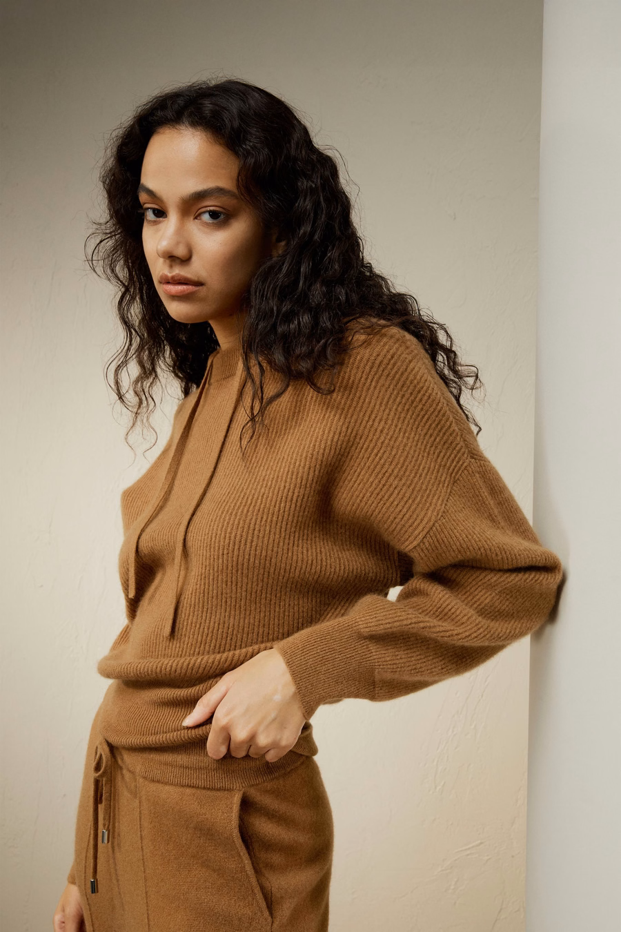 Eshe 2-en-1 Hoodie en cachemire détachable