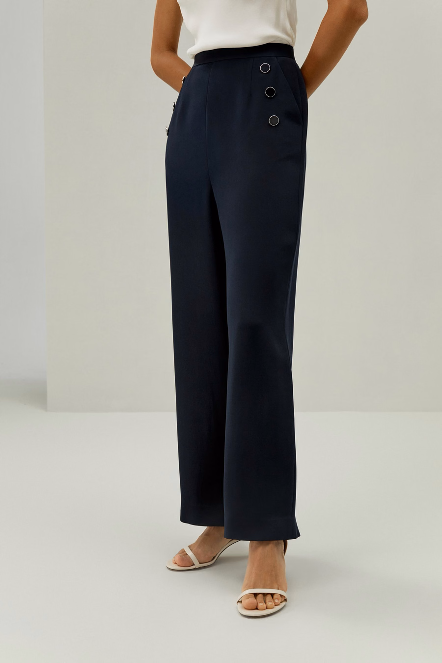 Pantalons cropped inspirés de l'univers nautique