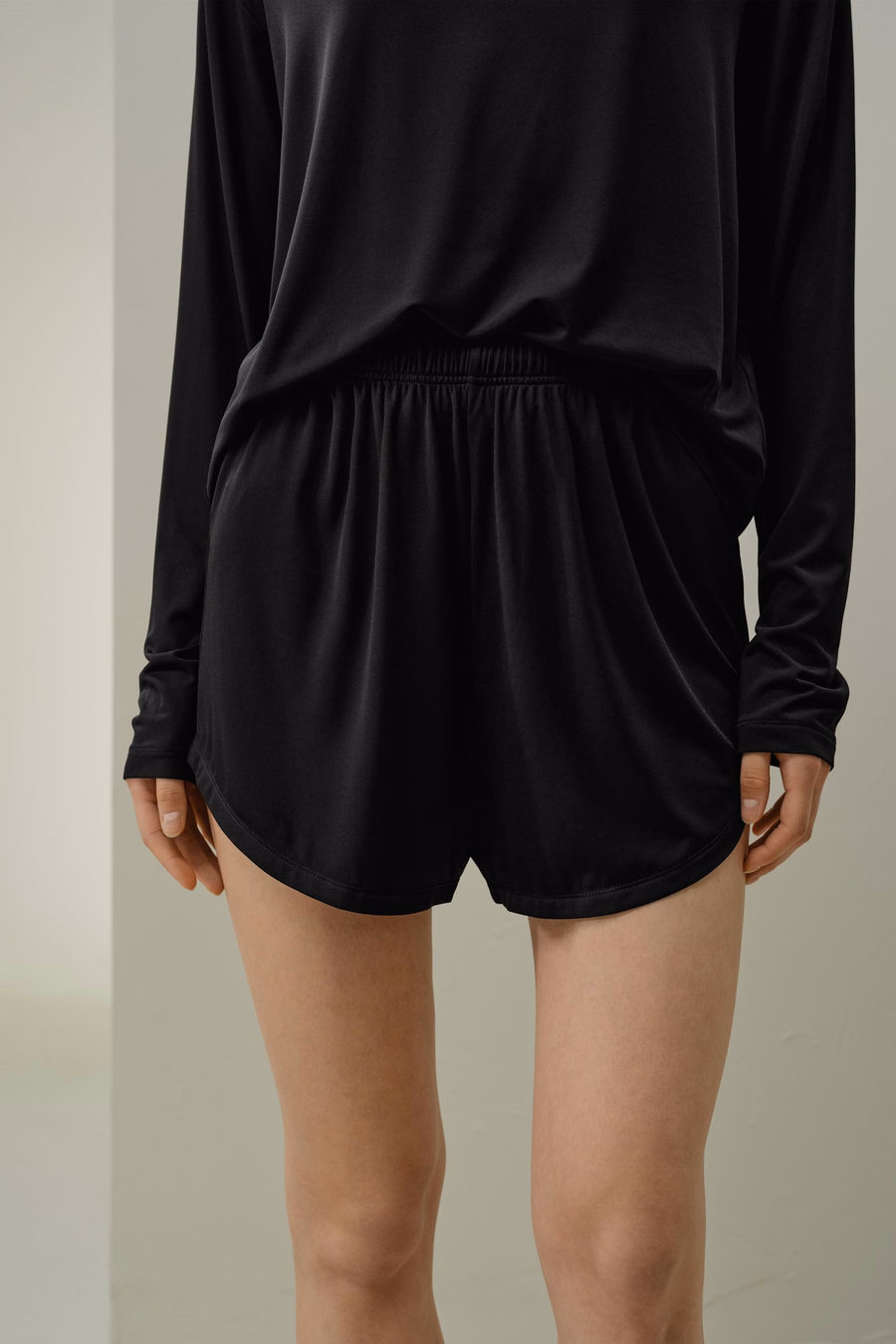 Shorts fluides et confortables en Jersey de Soie Breeze