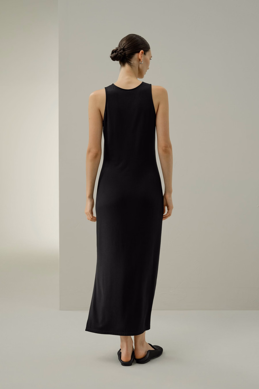 Robe maxi bodycon en jersey de soie Breeze