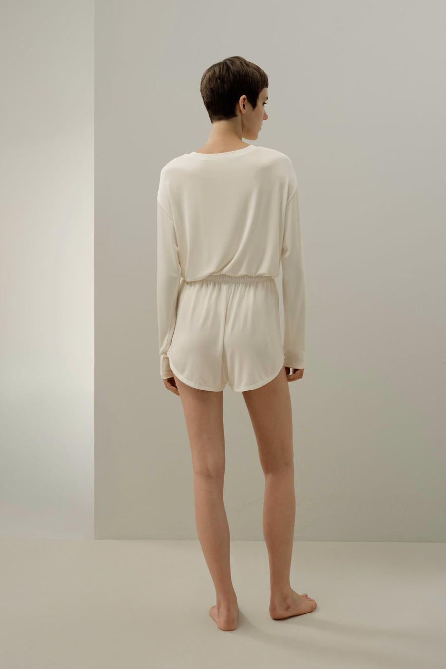 Shorts fluides et confortables en Jersey de Soie Breeze