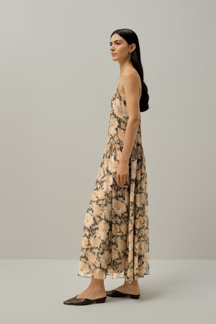 Robe slip Poppy Parade - Fabriquée avec du tissu Liberty