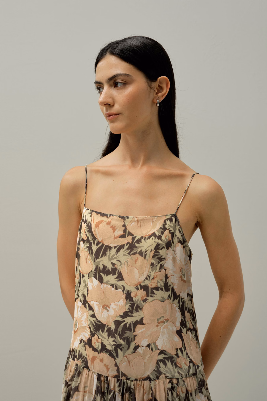 Robe slip Poppy Parade - Fabriquée avec du tissu Liberty