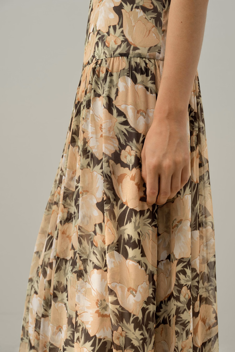 Robe slip Poppy Parade - Fabriquée avec du tissu Liberty