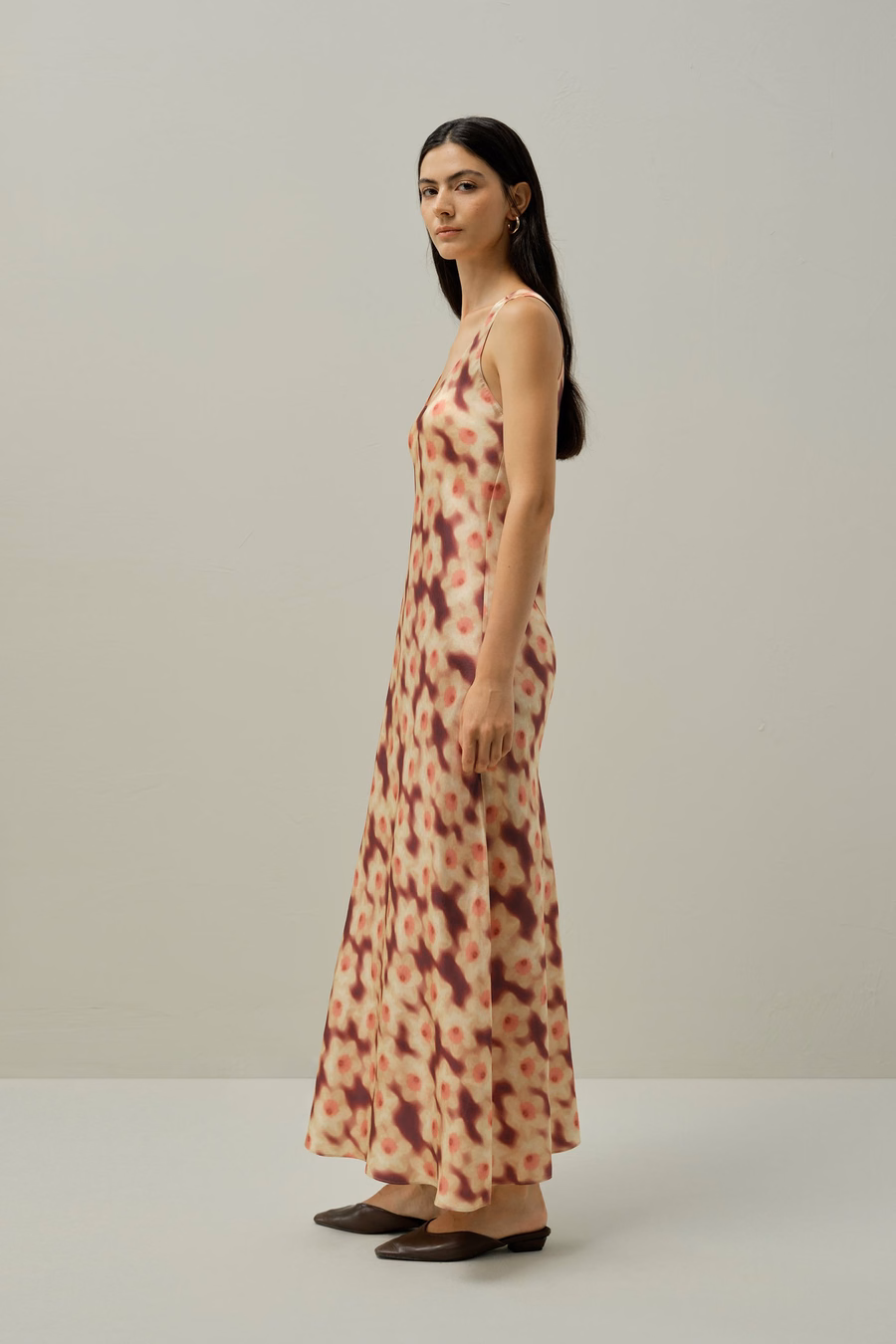 Robe U-Décolleté Profonde - Fabriquée avec du tissu Liberty