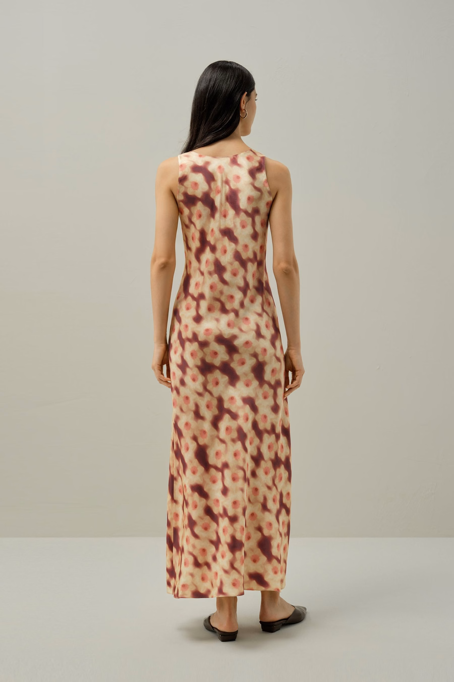 Robe U-Décolleté Profonde - Fabriquée avec du tissu Liberty
