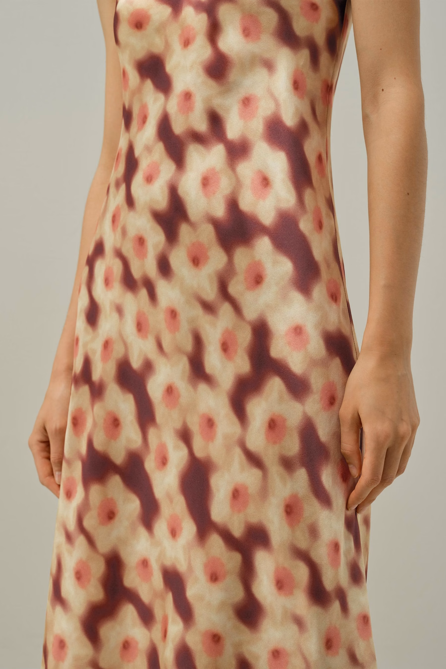 Robe U-Décolleté Profonde - Fabriquée avec du tissu Liberty