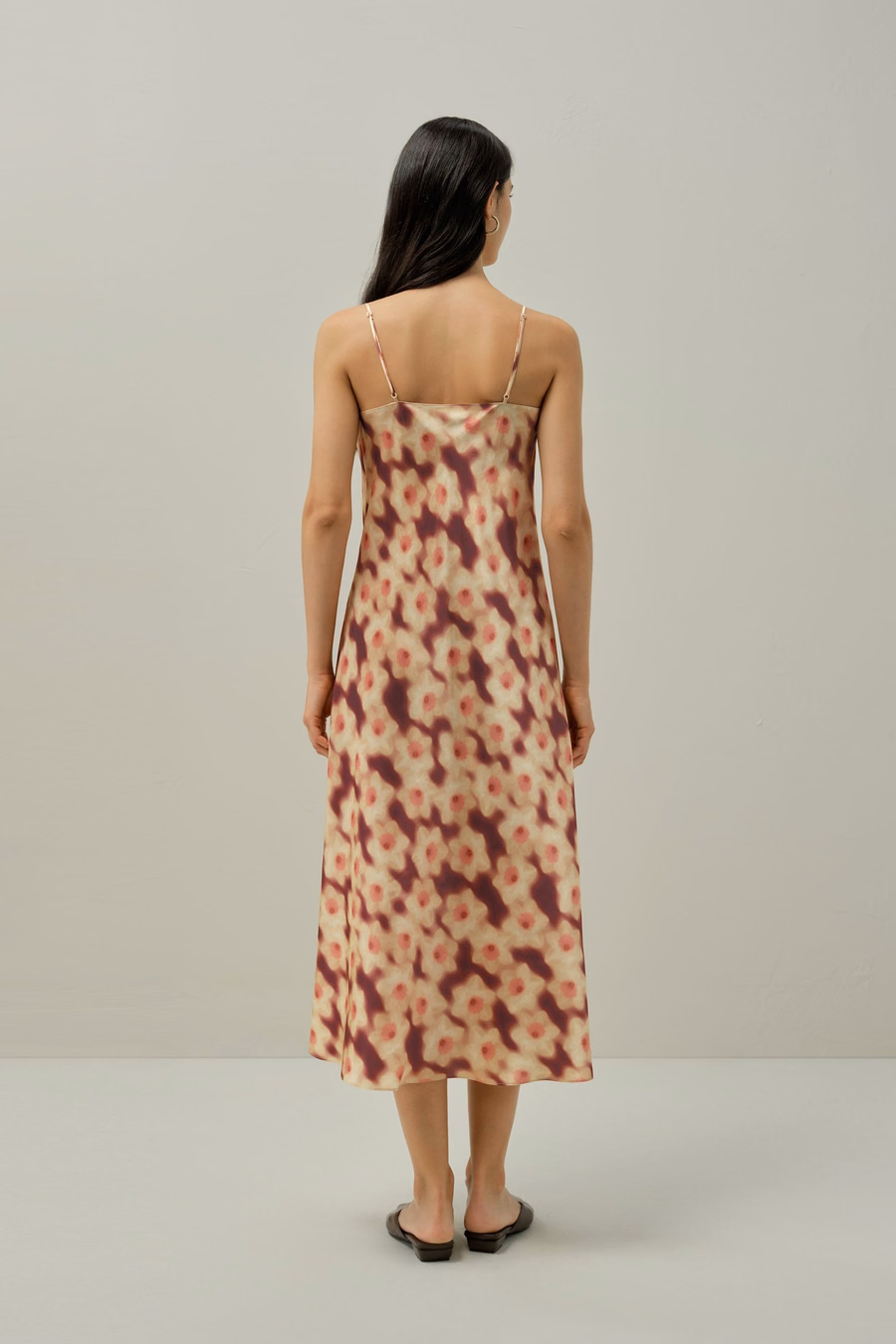 Robe droite à imprimé jonquille - Fabriquée avec du Liberty Fabric