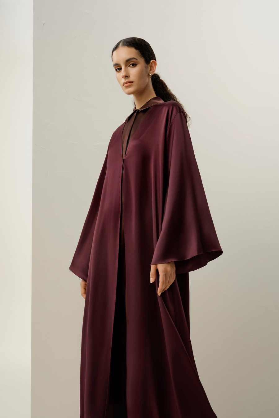 Abaya en Soie Charmeuse