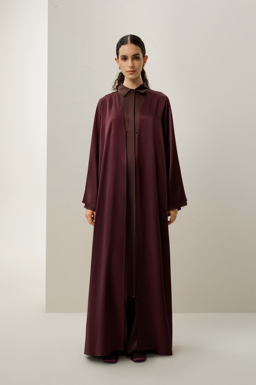 Abaya en Soie Charmeuse