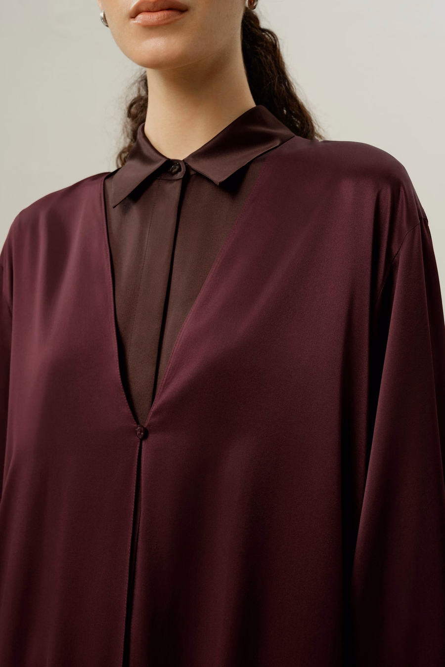 Abaya en Soie Charmeuse