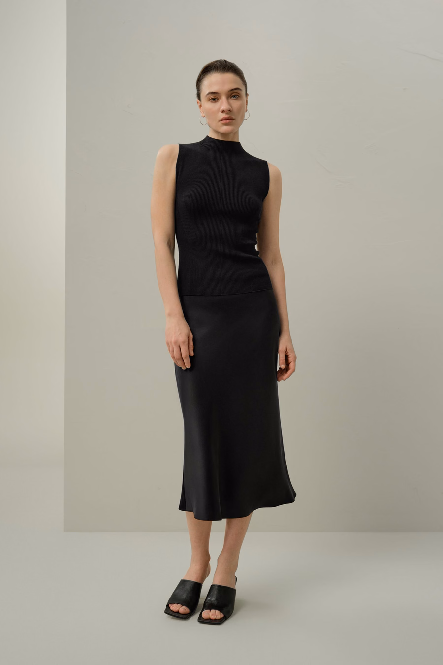 Gilet en laine lavable tricoté sans couture
