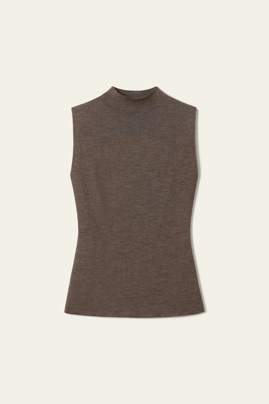 Gilet en laine lavable tricoté sans couture