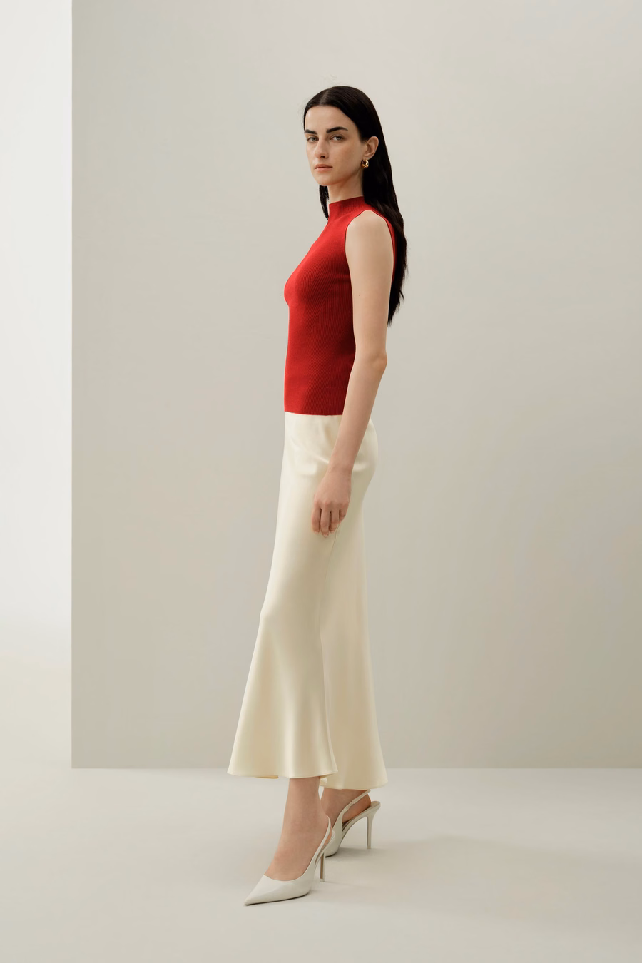 Gilet en laine lavable tricoté sans couture