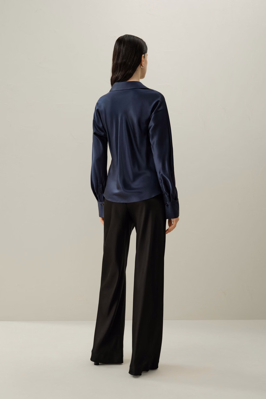 Bias Cut Silk Shirt