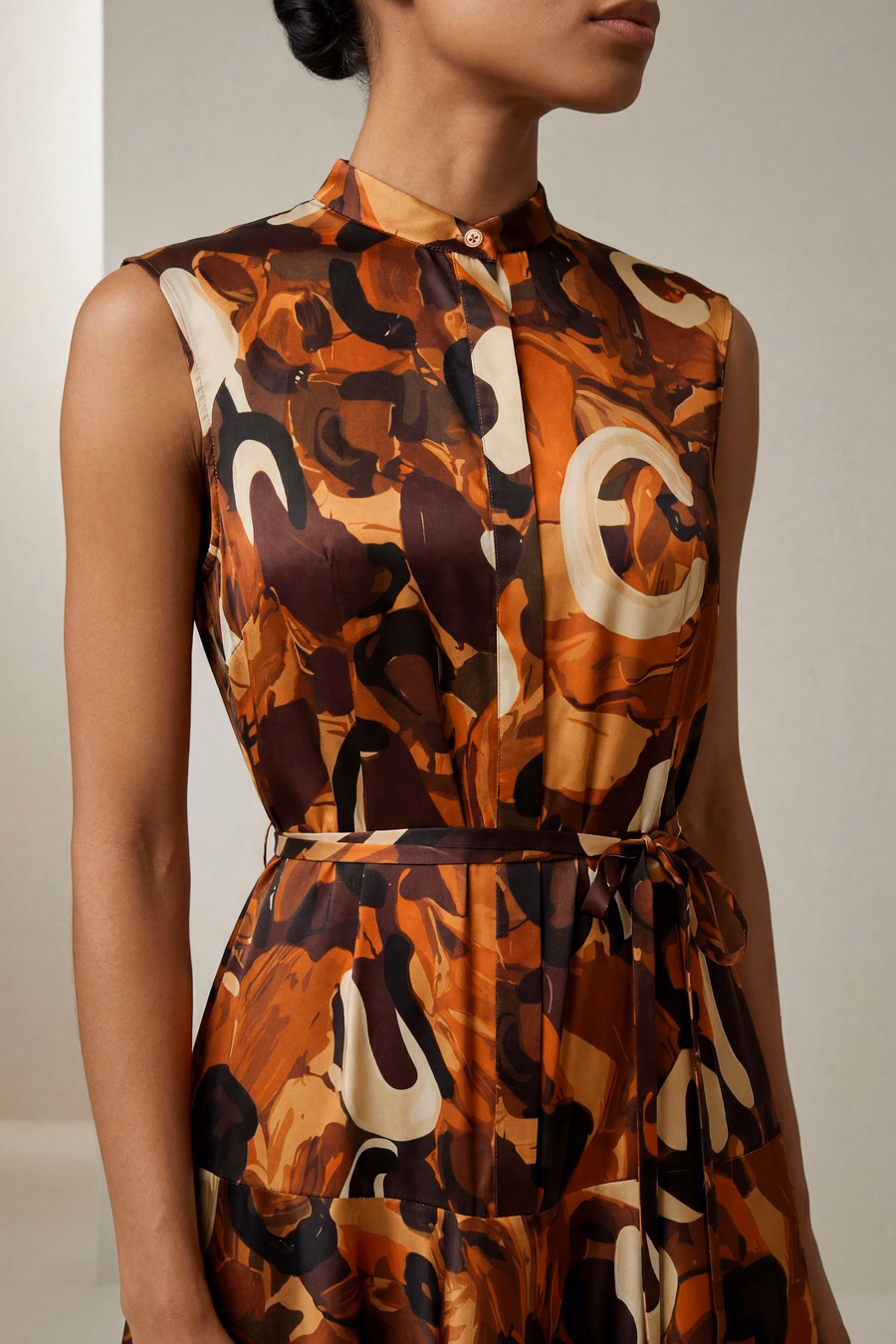 Robe maxi en soie Whisper