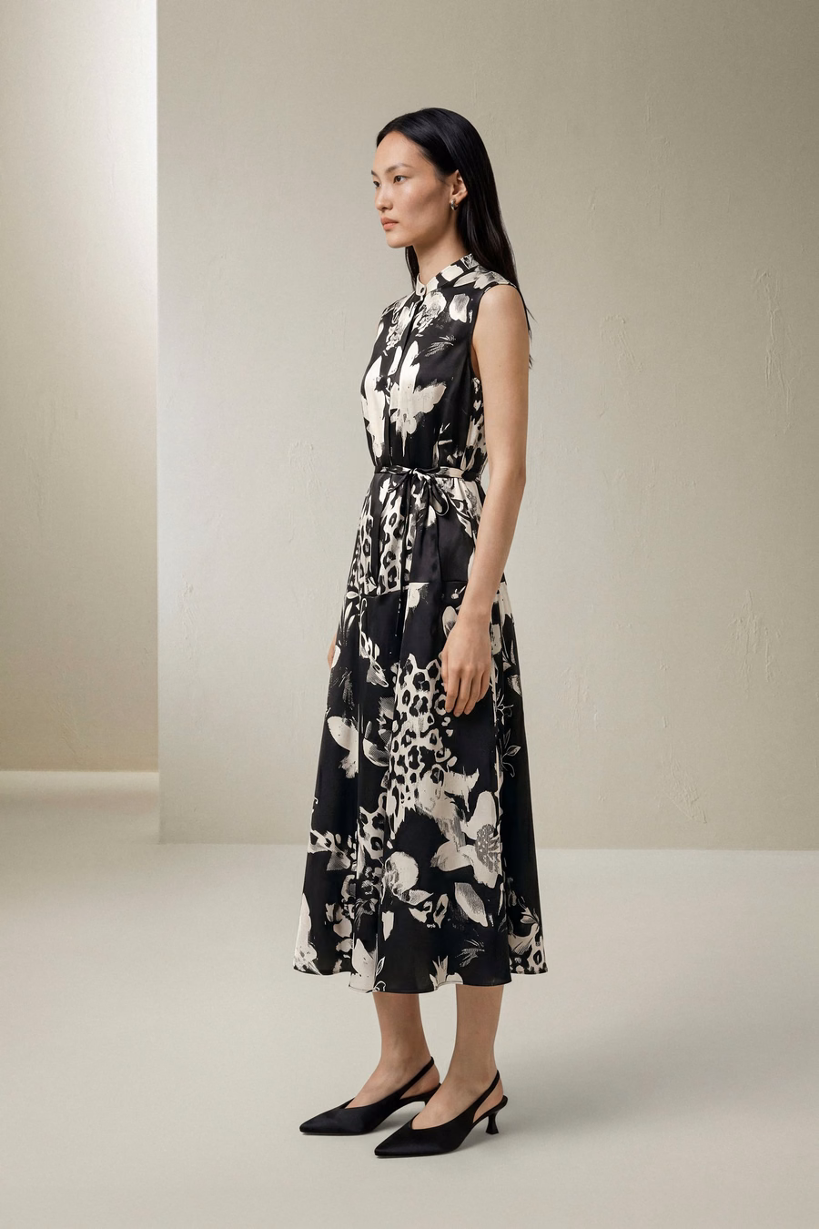 Robe maxi en soie Whisper