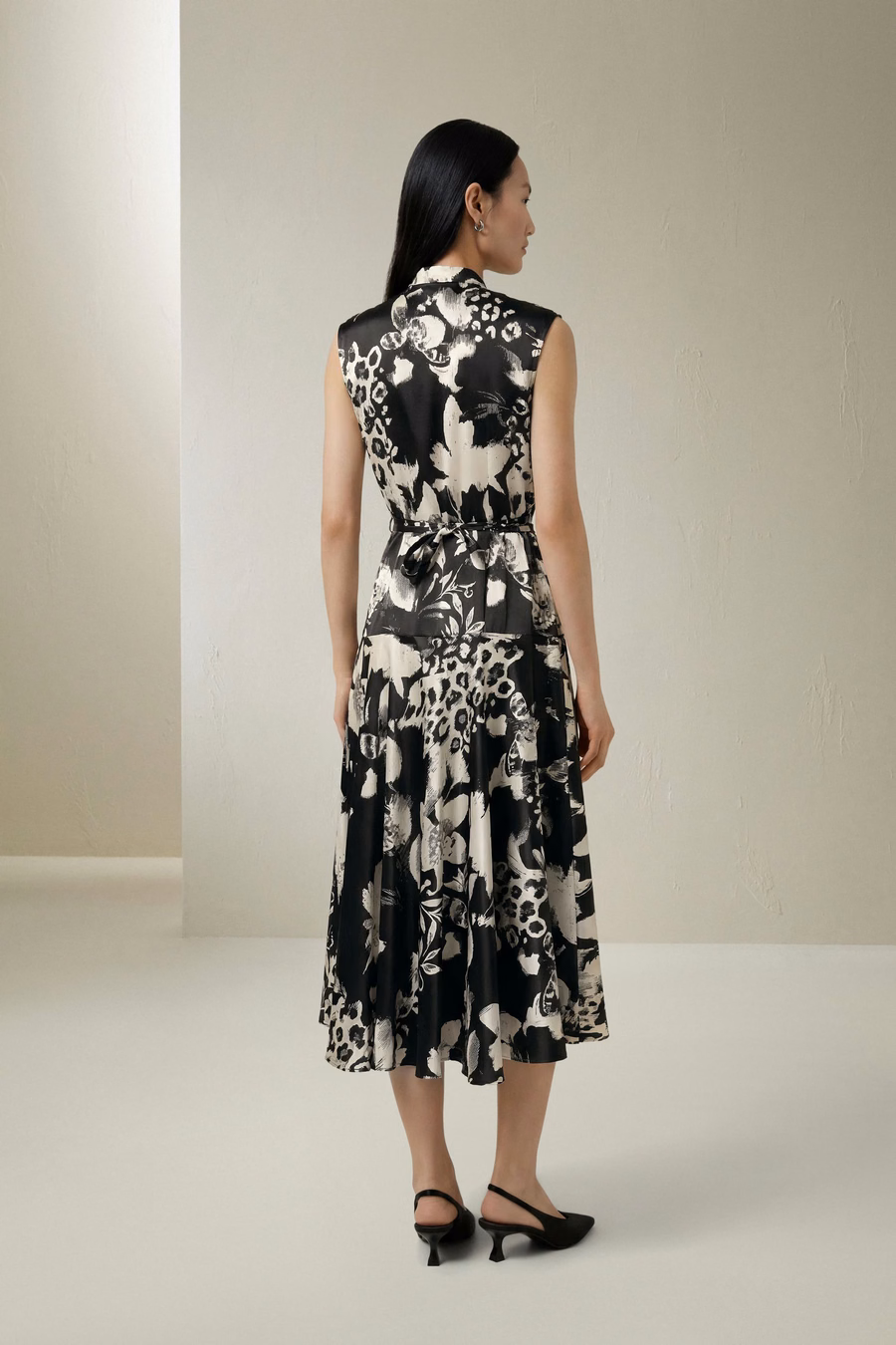 Robe maxi en soie Whisper