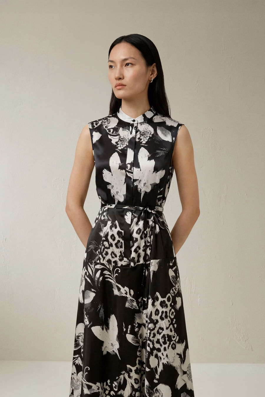 Robe maxi en soie Whisper