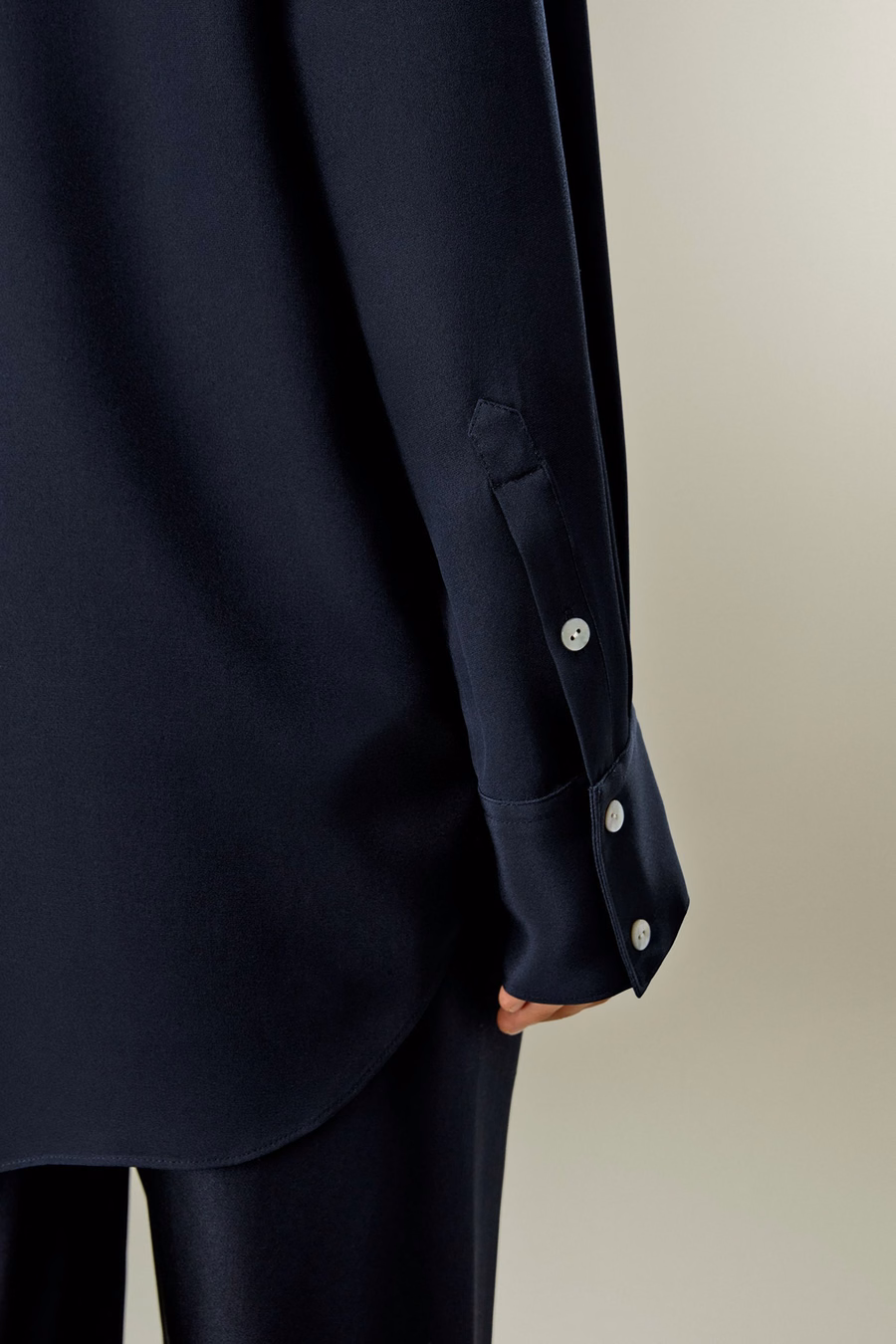 The One Relaxed Fit Silk Shirt