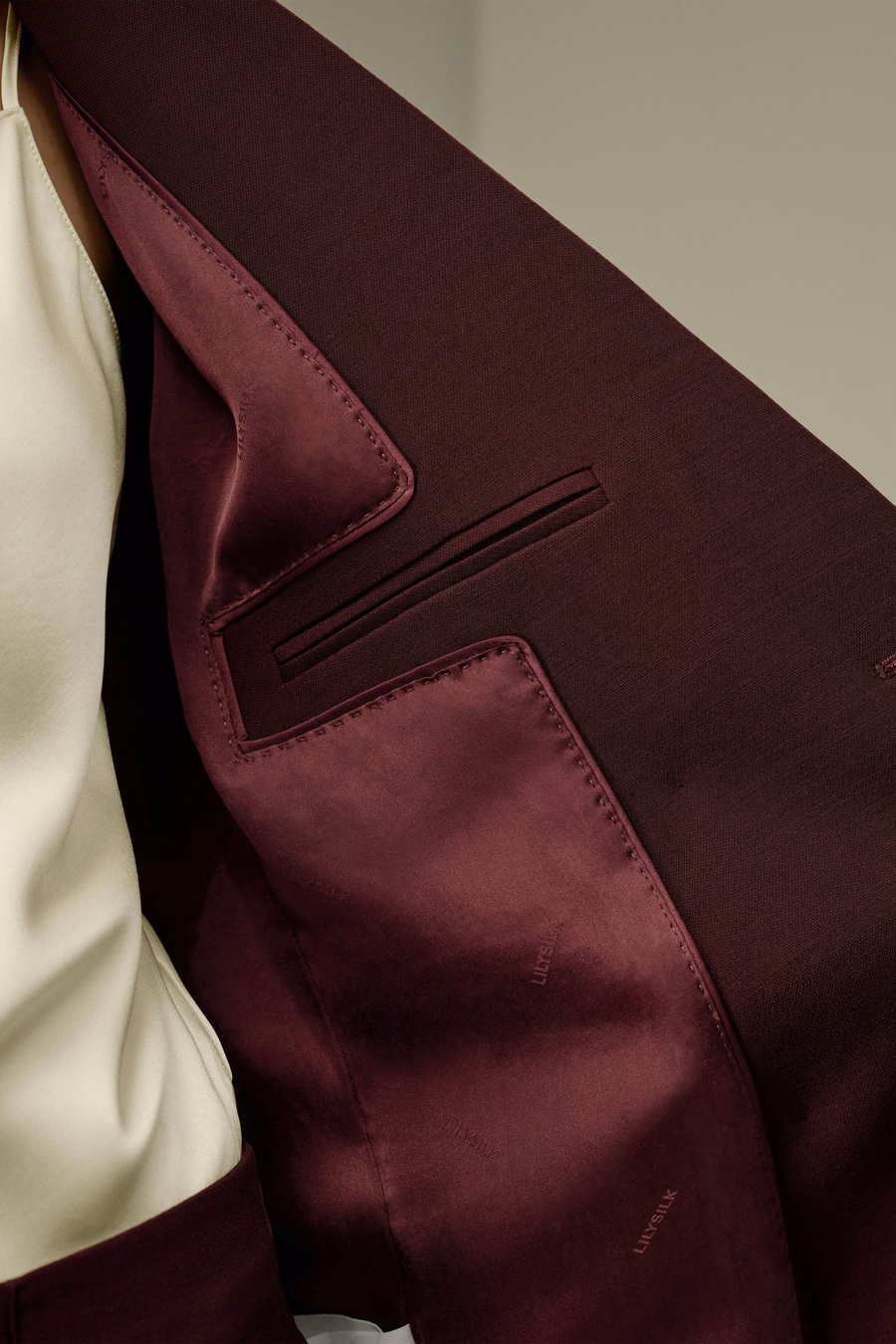 Veste à revers double boutonnage