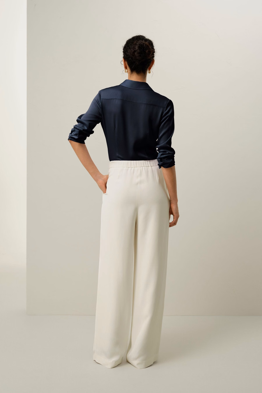 Chemise en Georgette Double Stretch
