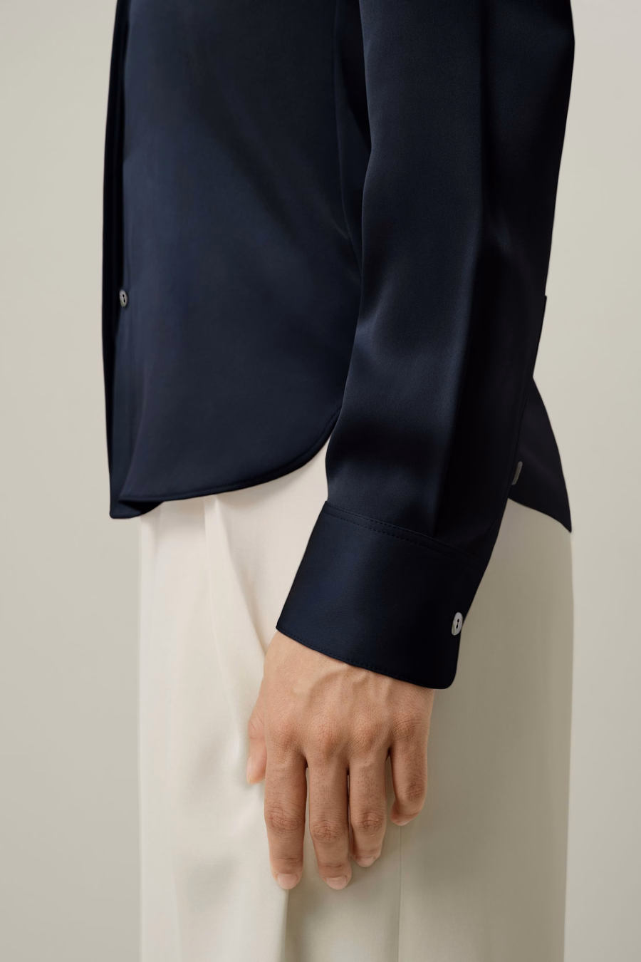 Chemise en Georgette Double Stretch