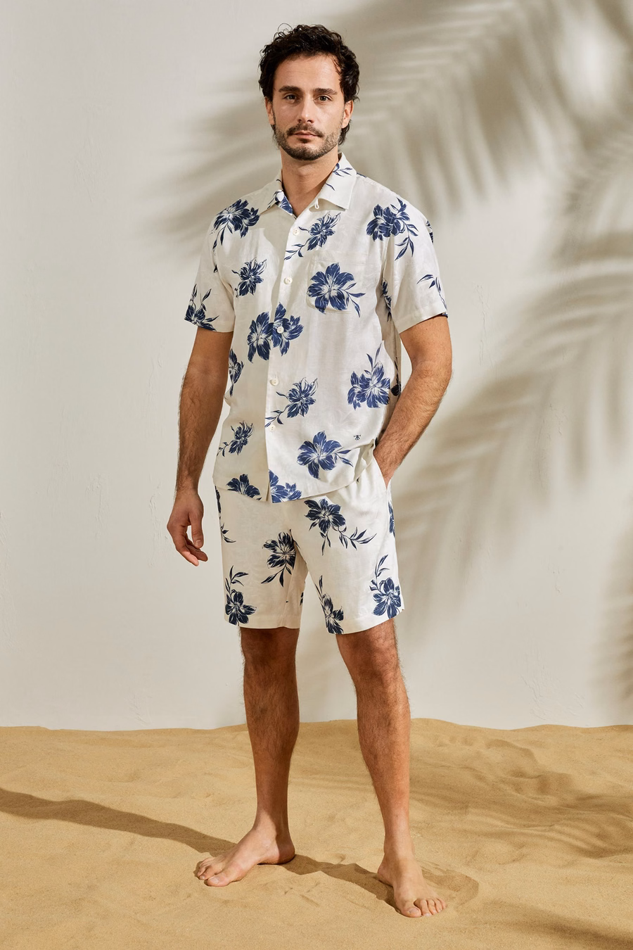 Chemise hawaïenne en soie