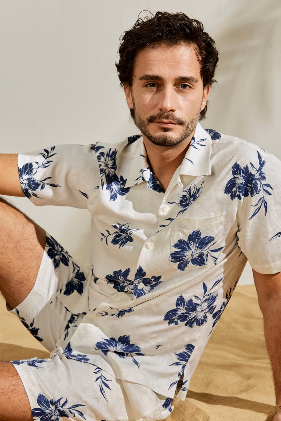 Chemise hawaïenne en soie