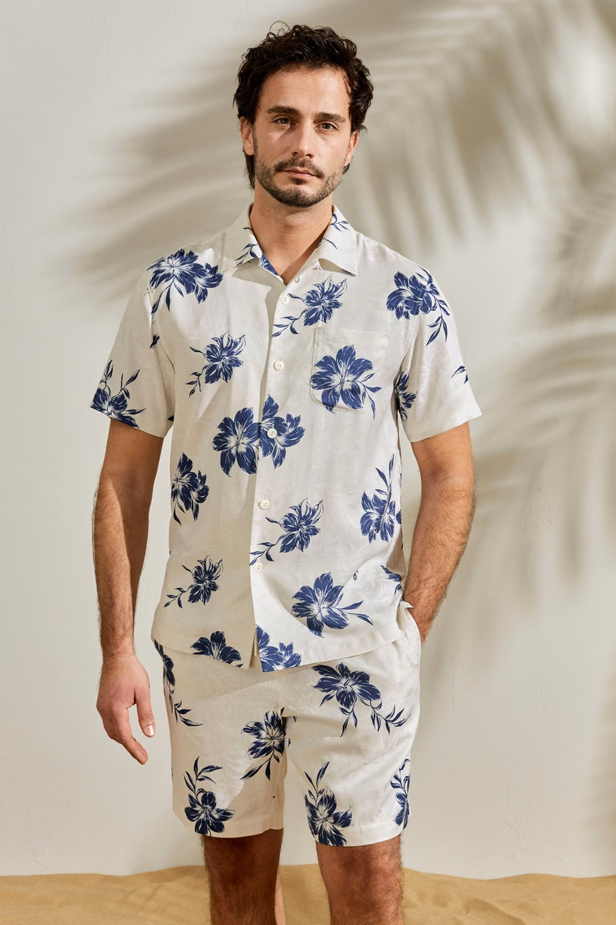 Chemise hawaïenne en soie