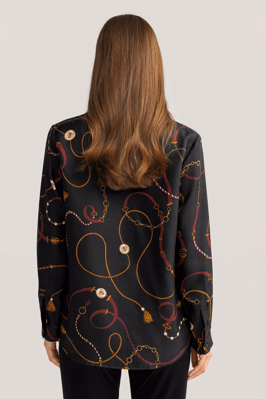 Chemise en soie imprimée Louisville