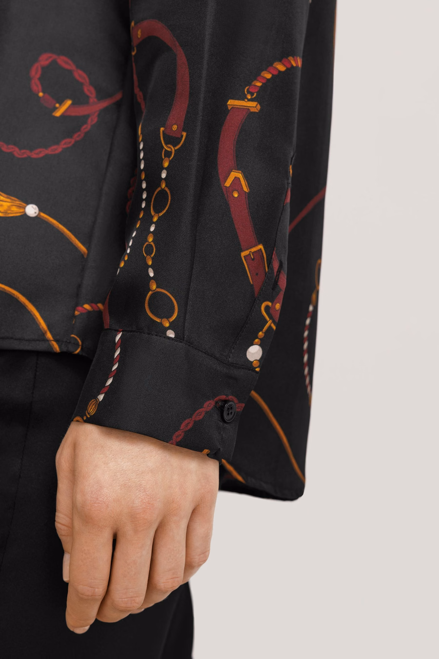 Chemise en soie imprimée Louisville