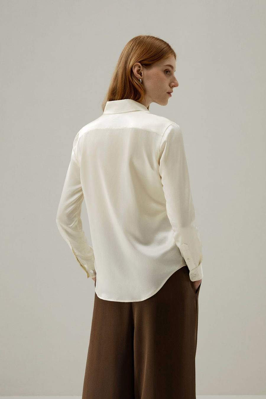 Chemise en soie sur mesure
