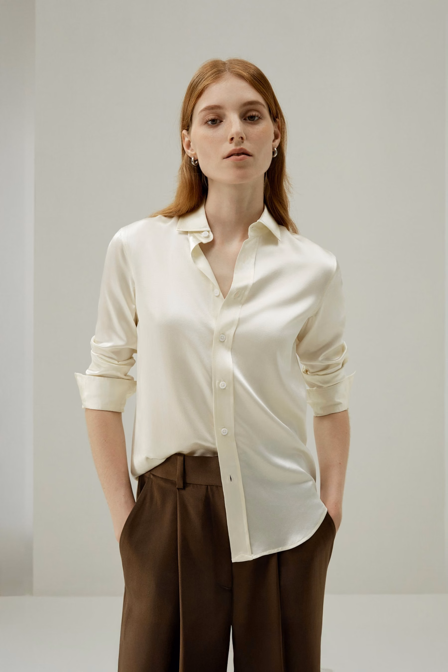 Chemise en soie sur mesure