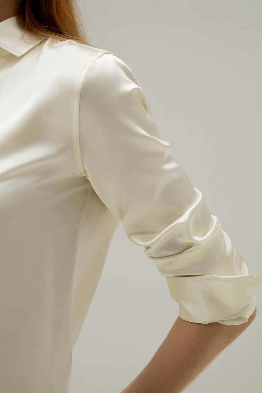 Chemise en soie sur mesure