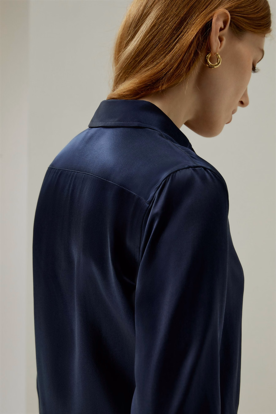 Chemise en soie sur mesure