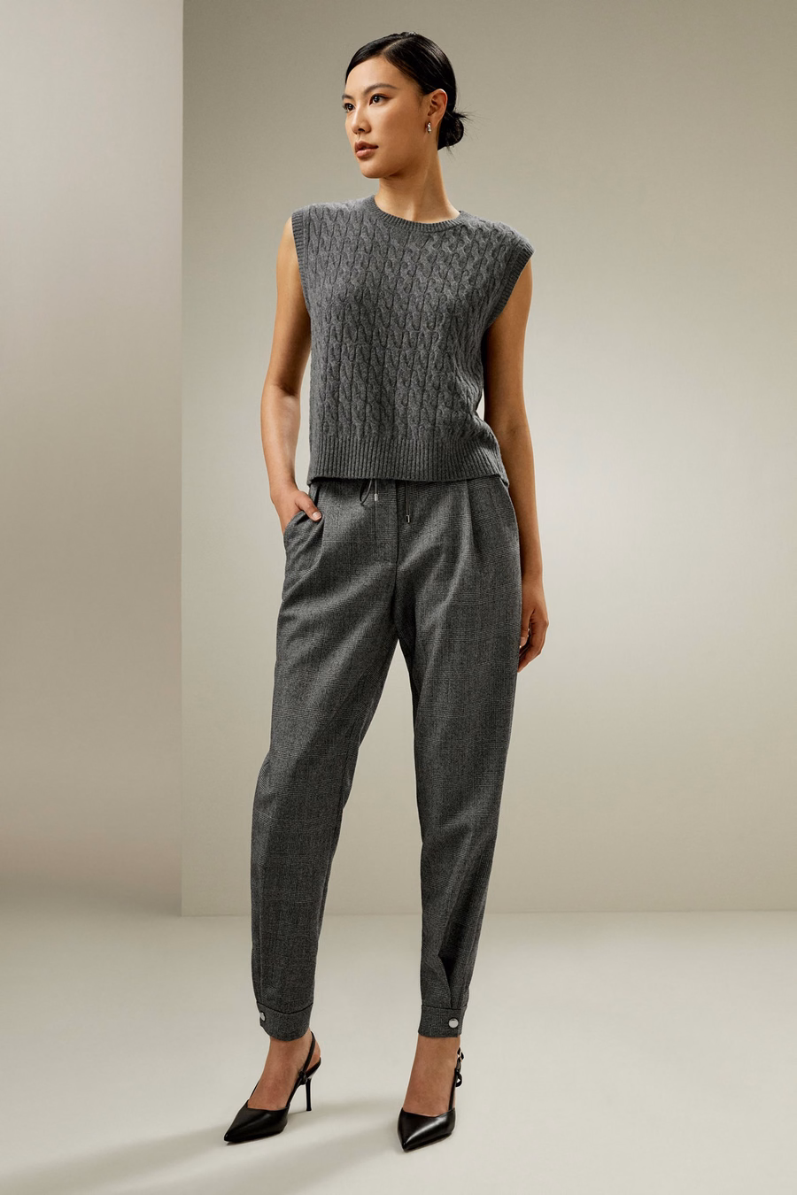 Glen Flex Pantalons En Laine
