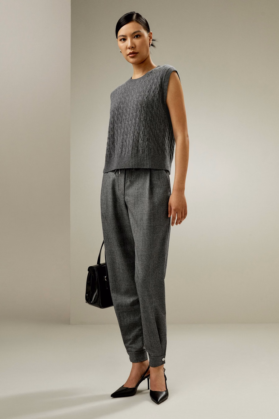 Glen Flex Pantalons En Laine