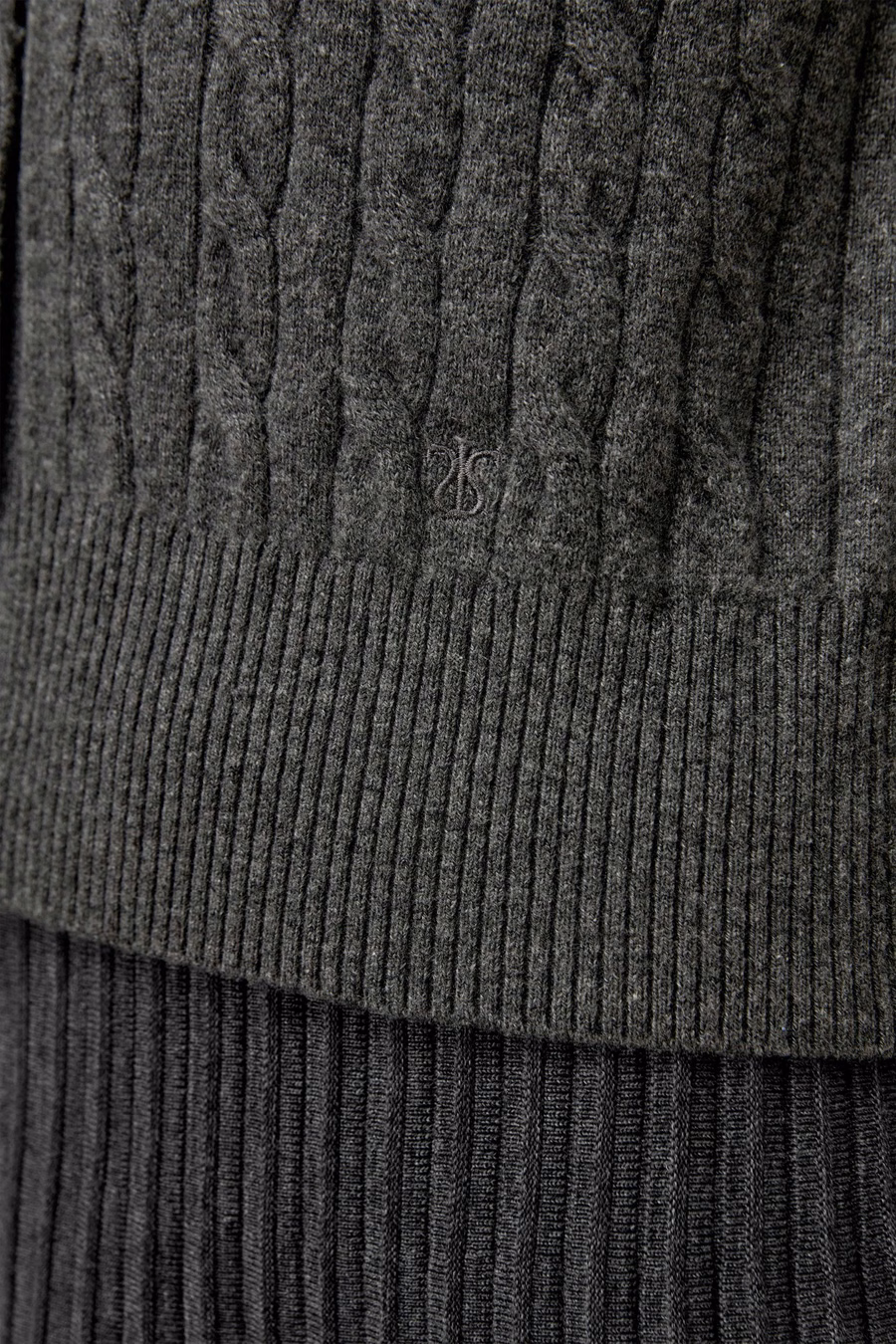 Cardigan en cachemire à torsades pour bébé