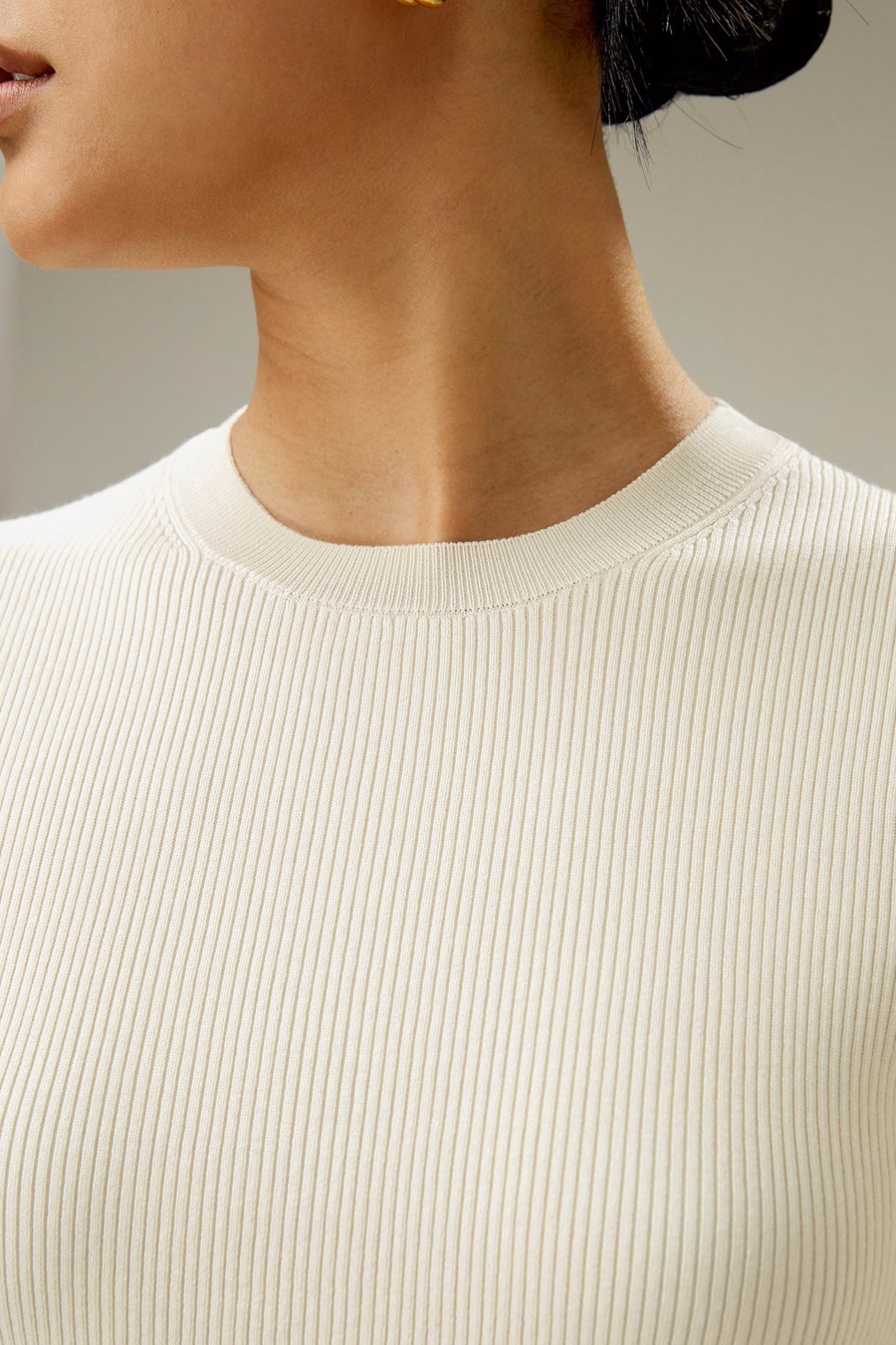 Top Essentiel en Soie Tricotée