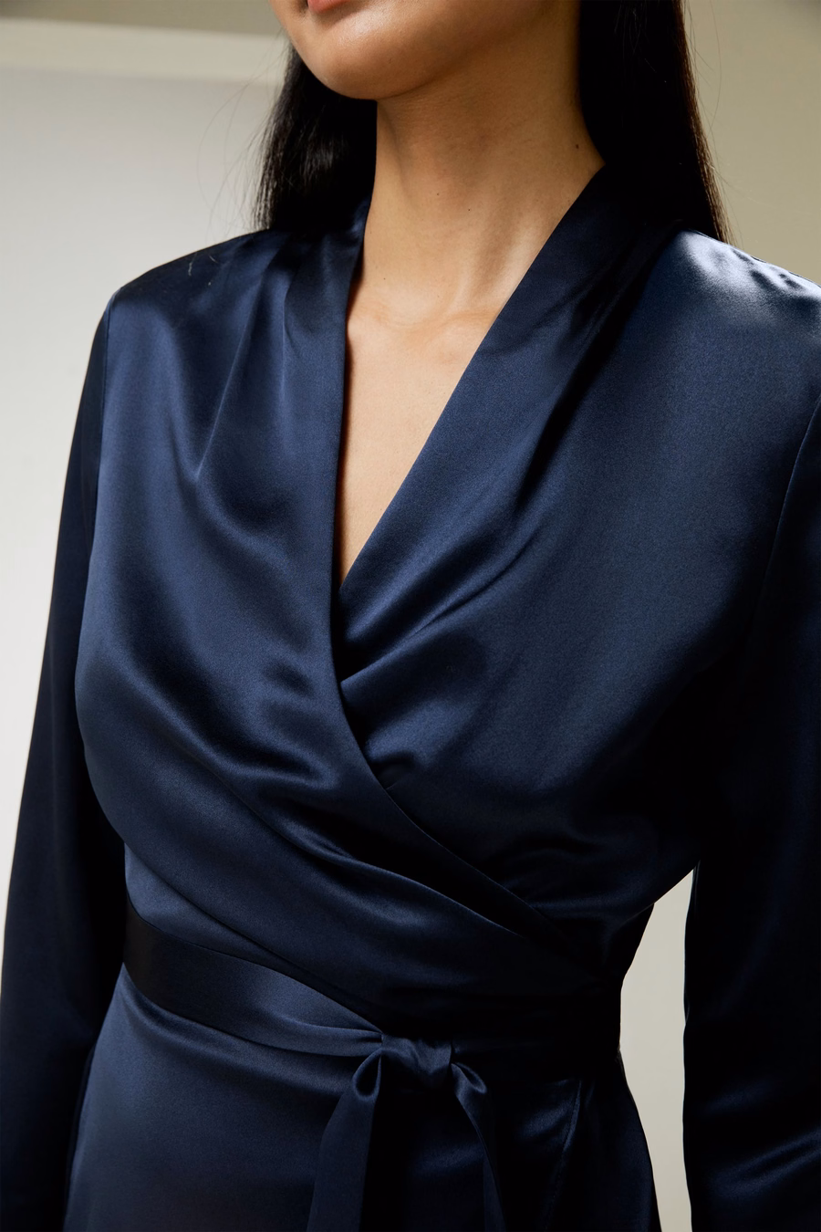 Blouse Enveloppante en Soie