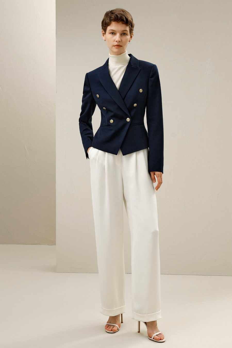 Blazer croisé tout en élégance
