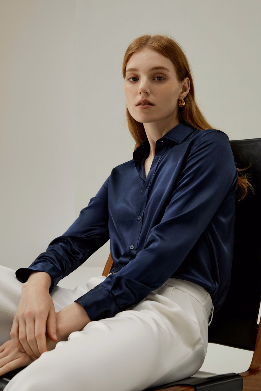 Chemise en soie sur mesure