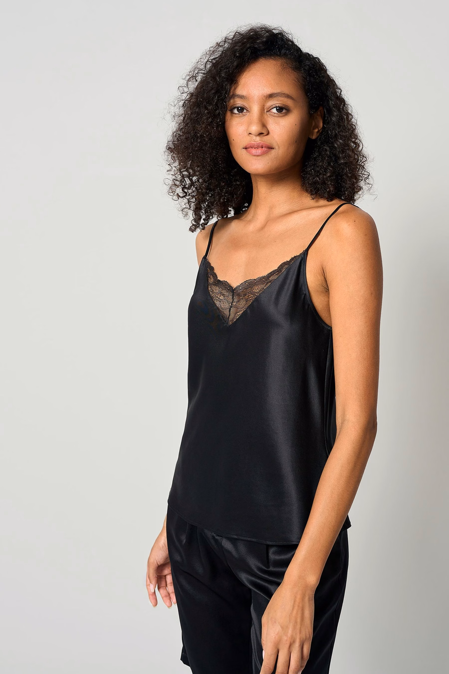Lace Silk 2 In 1 Cami